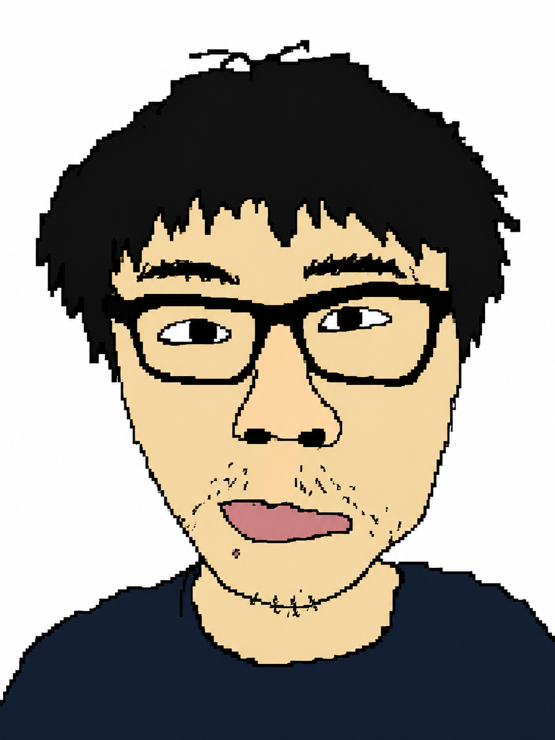 Illustrated portrait of Yuxuan Zeng